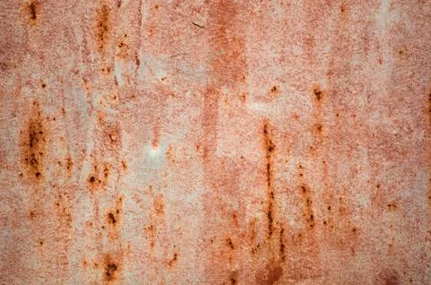 Multicolored peeling wall texture and background. Surface with stains. Stock Photos