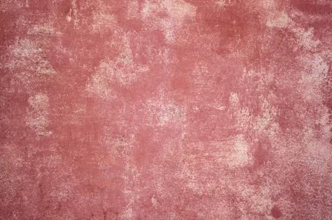 Multicolored peeling wall texture and background. Surface with  stains. Foto stock