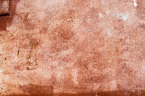 Multicolored peeling wall texture and background. Surface with stains. Stock Photos