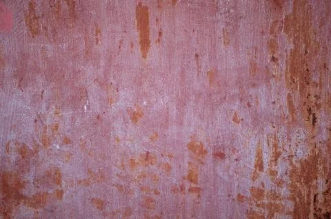 Multicolored peeling wall texture and background. Surface with brush stroke.. Stock Photos