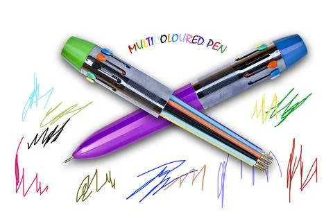 Multicolored pencil Stock Photos