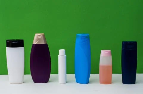 Multicolored pet preforms for plastic bottles Stock Photos