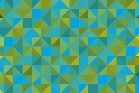 Multicolored pixel background. Abstract texture of triangles, mosaic pattern. Stock Illustration