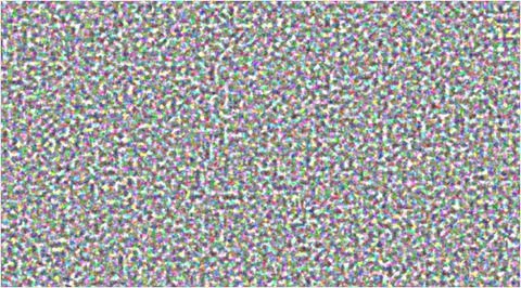 Multicolored pixelated noise pattern, Abstract mosaic texture background, Vib Illustrazione stock