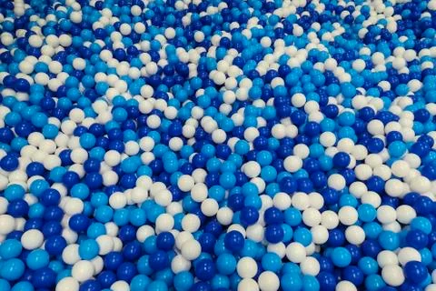 Multicolored plastic balls Stock Photos