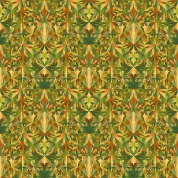 Multicolored polygonal floral triangle pattern background design 스톡 일러스트