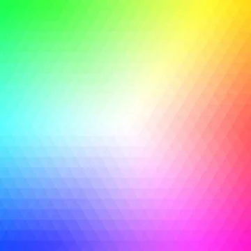 Multicolored polygonal pressed pattern background Stock Illustration