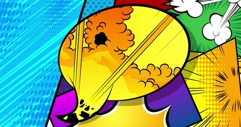 Multicolored Pop Art Background Stock Footage 171493292