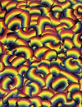 Multicolored primed line pattern Stock Photos