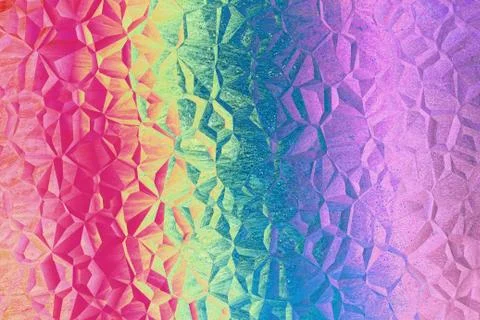 Multicolored rainbow and mosaic pattern as abstract background. Stock Photos