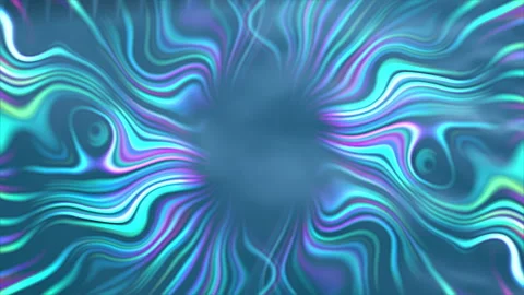 Multicolored rainbow blurry waves moving in different directions. Future Stock Footage 273376114