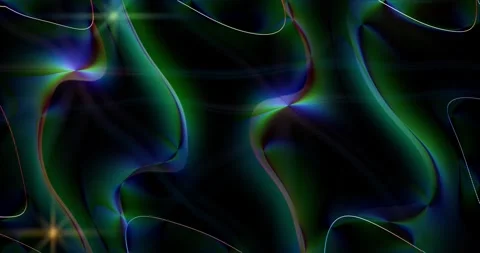 Multicolored rays of light and twinkling stars Stock Footage 285498672