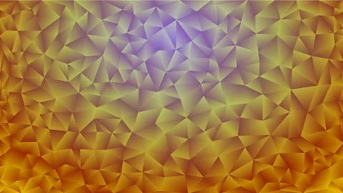 Multicolored red, orange, yellow, multi-colored polygonal kaleidoscope abstra Stock Illustration