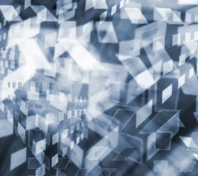 Multicolored repeating geometric pattern in bright blue color for design 写真素材