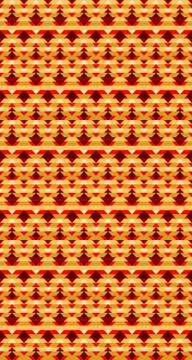 Multicolored rhombuses seamless pattern in retro style Stock Illustration