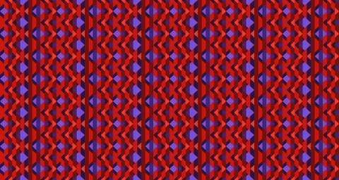 Multicolored rhombuses seamless pattern in retro style Stock Illustration