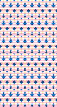 Multicolored rhombuses seamless pattern in retro style Stock Illustration