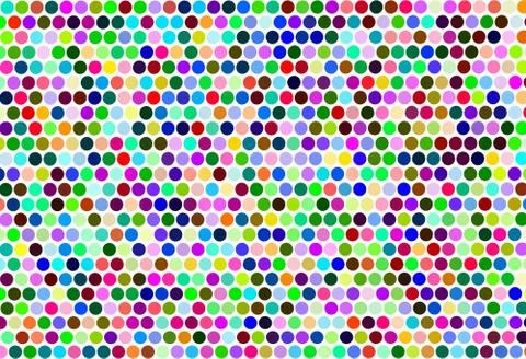 Multicolored rounds bokeh background Stock Illustration