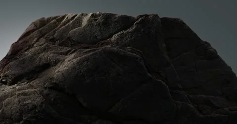 Multicolored Rugged Rock Formation Close-Up. Stock Footage 275256419