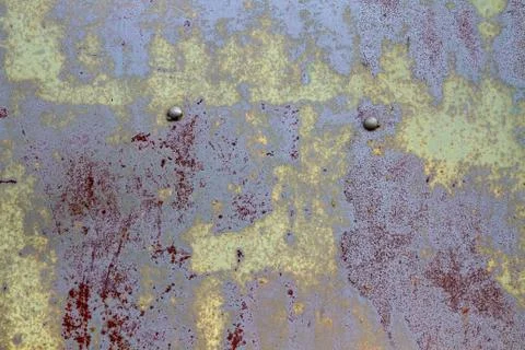 Multicolored rusty metal texture background Stock Photos