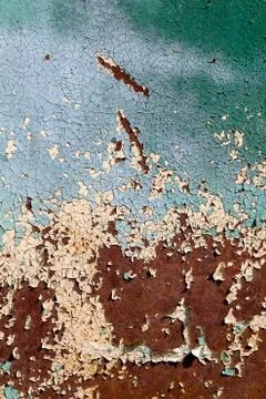 Multicolored rusty metal texture background Stock Photos