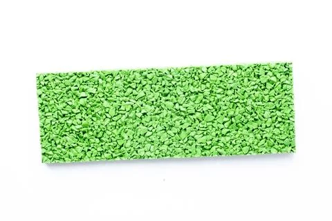 Multicolored samples of rubber coatings Stock Photos