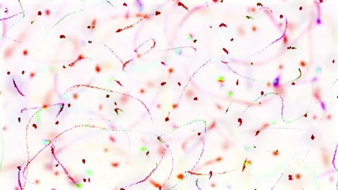 Multicolored scribbled pencil crayon lines stopmotion animation on white Video stock 323793907