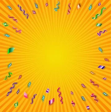 Multicolored serpentine with shadows fall set. Vector pink, violet, red, blue Stock Illustration