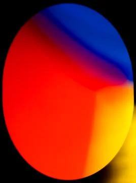 Multicolored shape on a dark background Stock Photos