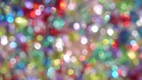 Multicolored Shimmering Bokeh Light Circles Abstract Background Animation Stock Footage 341482346