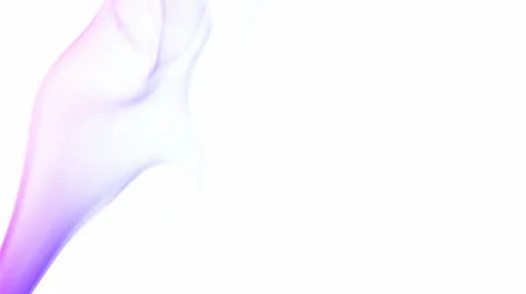 Multicolored smoke on a completely white background Video stock 62637036