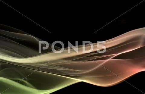 Multicolored smoke Stock Photos