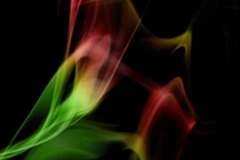 Multicolored smoke Stock Photos