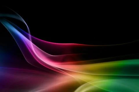 Multicolored smoke Foto stock