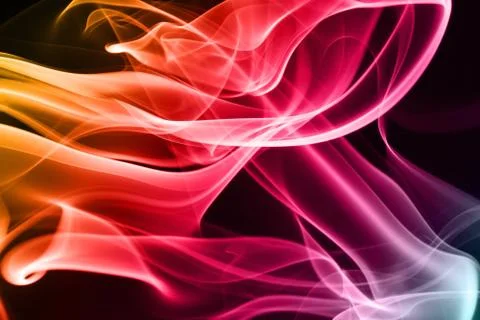 Multicolored smoke Stock Photos