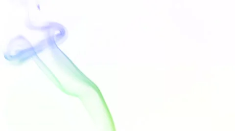 Multicolored smoke on a white background Stock Footage 60799610
