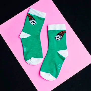 Multicolored socks. Socks of different colors. Stock Photos