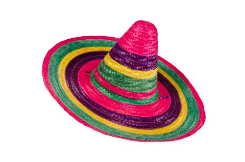 Multicolored sombrero Stock Photos