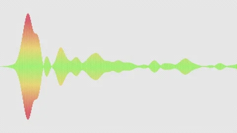 Multicolored sound wave. Stock Footage 165170769