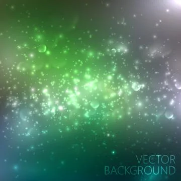 Multicolored sparkling background with glowing sparkles and glit Stock Illustration