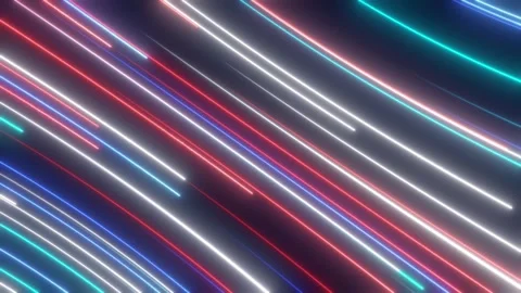 Multicolored speed lines Stock Footage 282714294