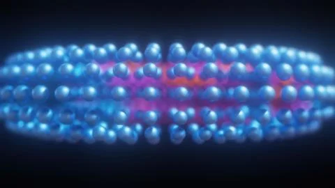 Multicolored spheres with dof effect Stock Illustration