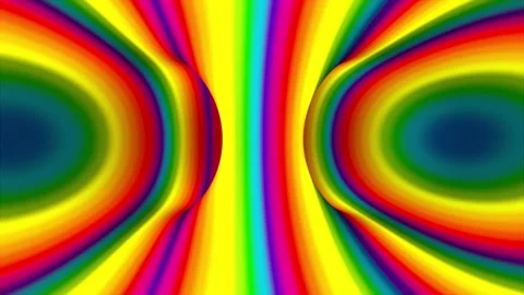 Multicolored spiral shape, computer generated. 3d rendering abstract rainbow Video stock 149374512