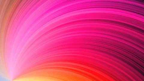 Multicolored spiral shape mowing around x axis. Seamless loop 4K Video stock 111518637