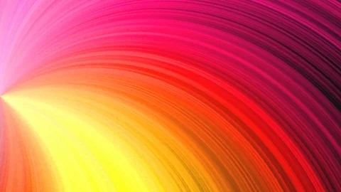 Multicolored spiral shape rotating around x axis. Seamless loop 4K Video stock 112003211