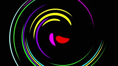 Multicolored spirals Stock Footage 137293798