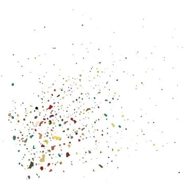 Multicolored splash Illustrazione stock