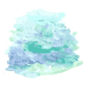 Multicolored spots watercolor texture Stock Illustration