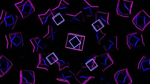 Multicolored squares. Abstract background. Funny abstract geometric reflectio Ilustración de archivo