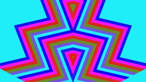 Multicolored Star Pattern Animation Background. Stock-Footage 330131213